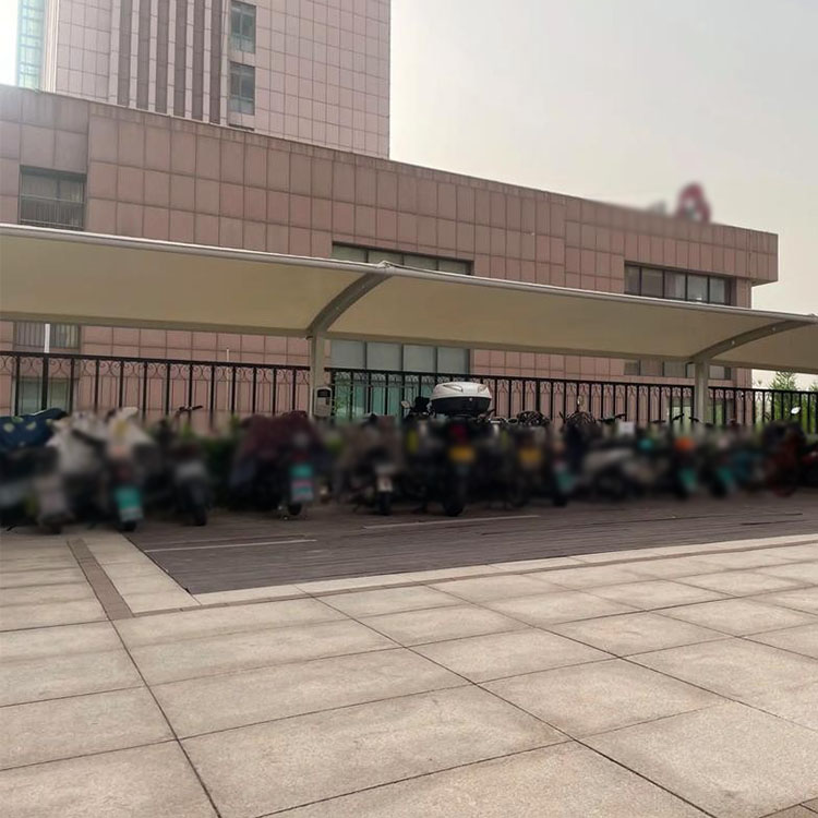 泰安膜结构电动车棚